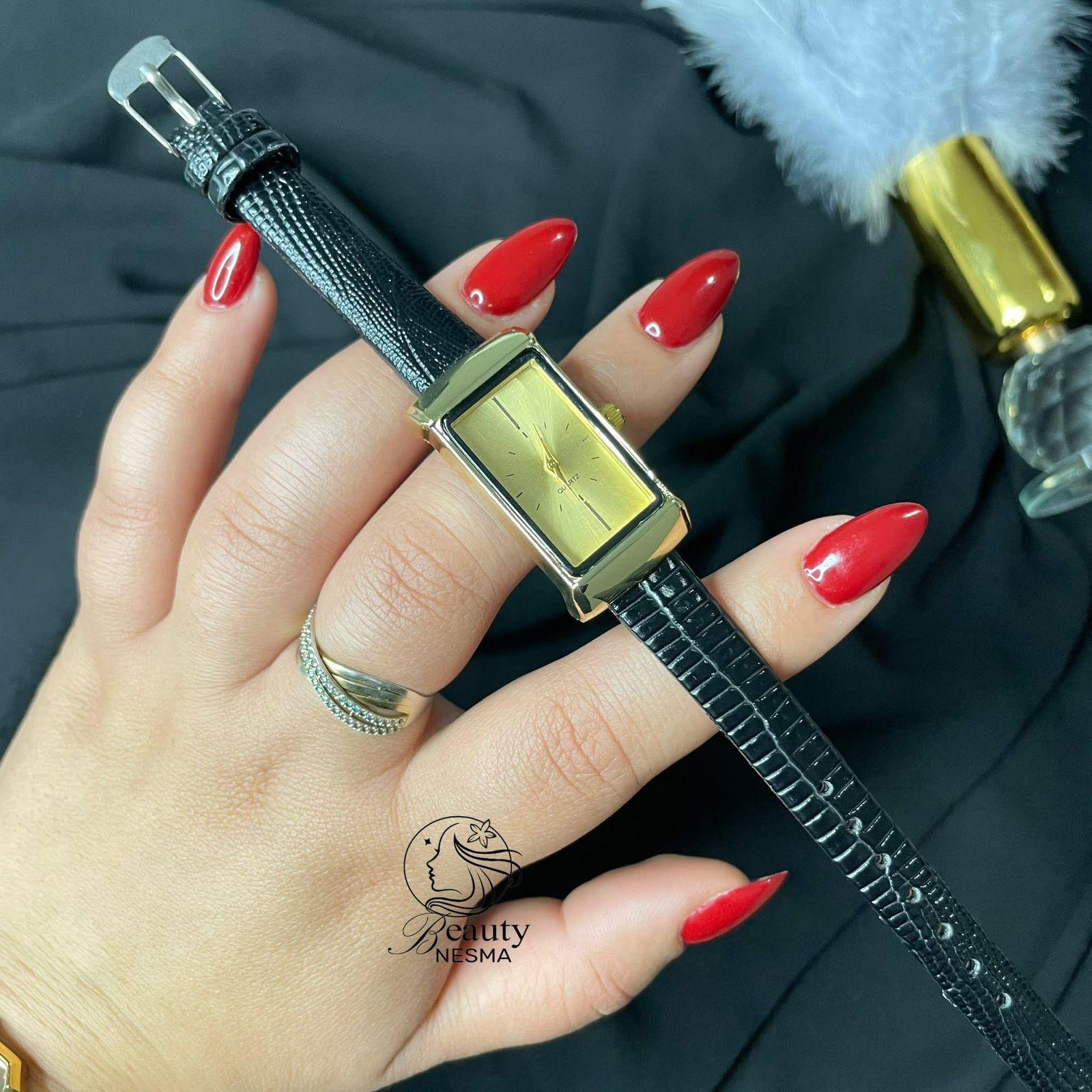 Montre Femme – Collection Gold Rectangle