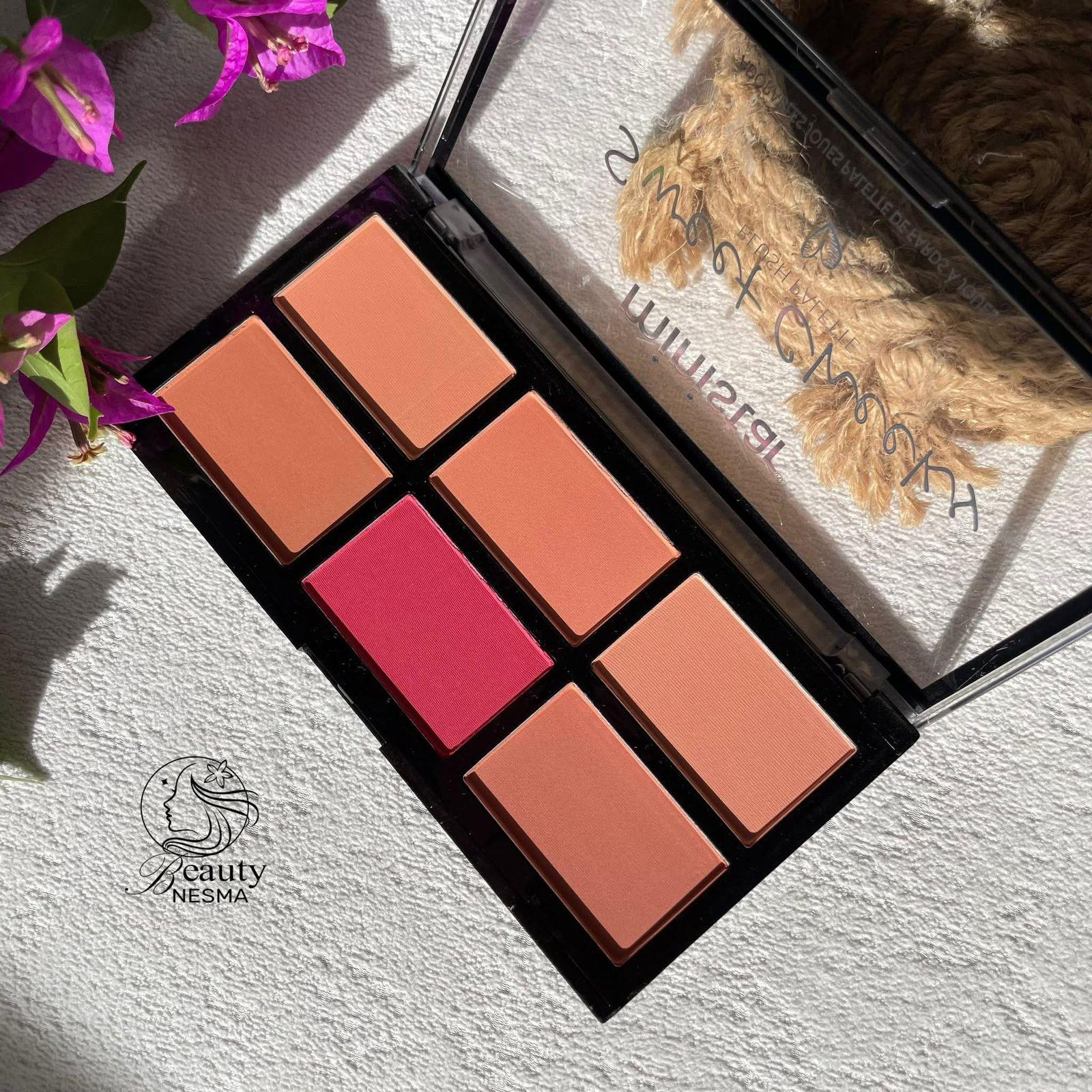 Palette Blush – Collection Glam Touch (6 Couleurs)